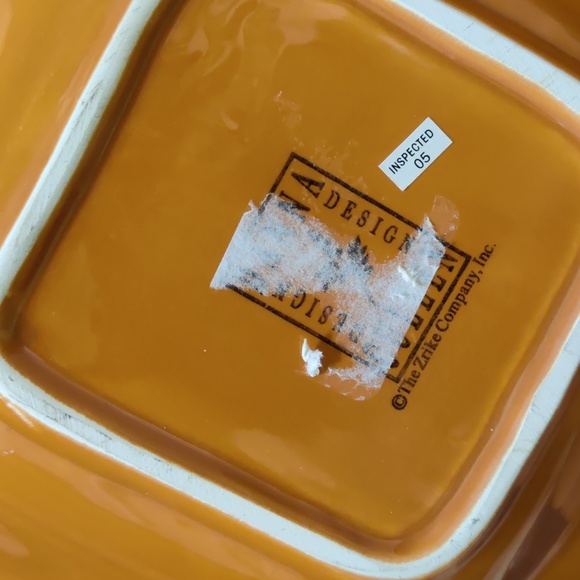 Zrike Danna Cullen Chanticleer 3 Section Serving Tray Rooster NWT - Picture 16 of 16